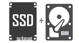 SSD + HDD Storage Icons
