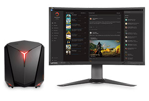 Lenovo Desktop Computer IdeaCentre Y720 Cube (90H2000BUS) Intel