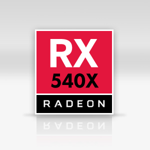 Radeon 540X discrete graphics