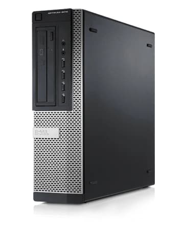 OptiPlex 7010 desktop small form factor angled to left