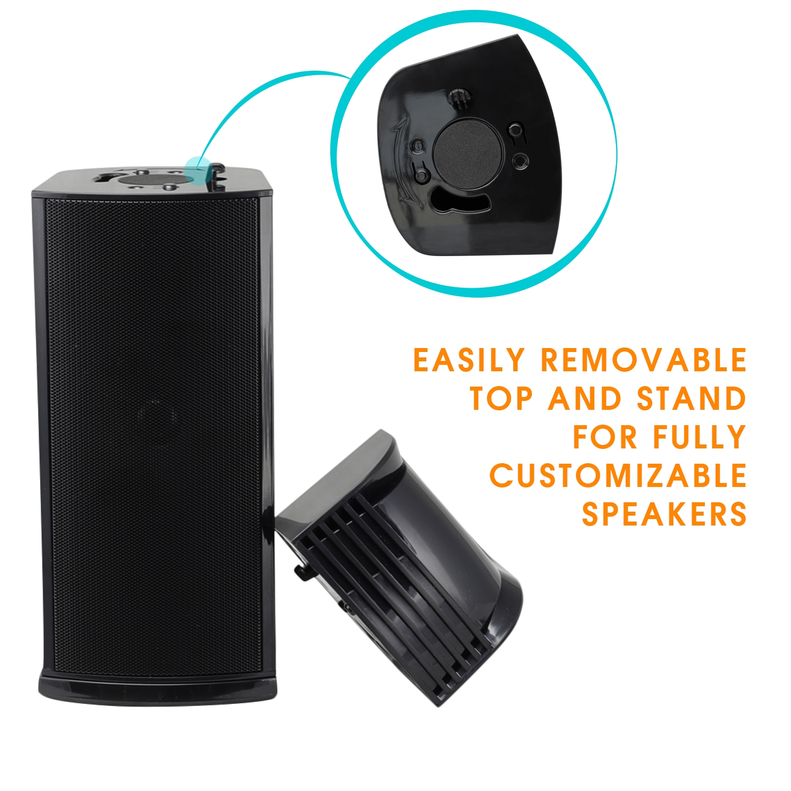 BeFree Sound 2.1 Channel Surround Sound Bluetooth Speaker System