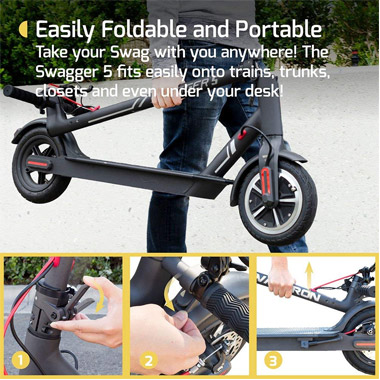 Swagtron Foldable Electric Scooter