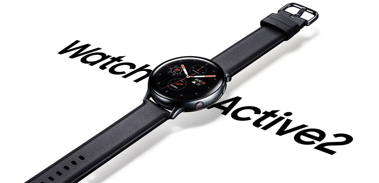  Samsung Galaxy Watch Active2 Bluetooth Smartwatch, Aluminum,  44mm, Black (SM-R820NZKCXAR) (Renewed) : Electronics