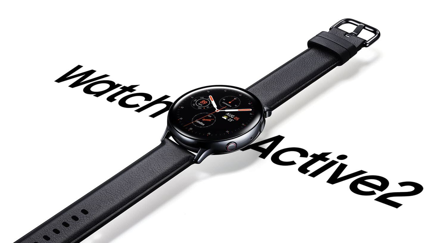 Samsung SM-R835FSSAXAC Galaxy Watch Active2 (40mm, LTE) - Silver