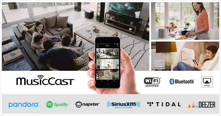 WXA-50 MusicCast Wireless Streaming Amplifier applications in life scene
