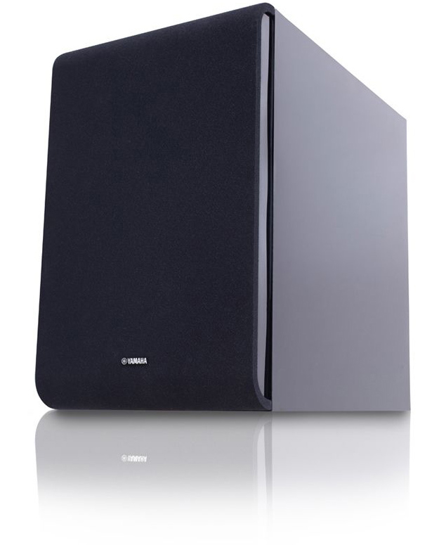 Yamaha NS-NSW100PN MusicCast SUB 100 Wireless Subwoofer side view