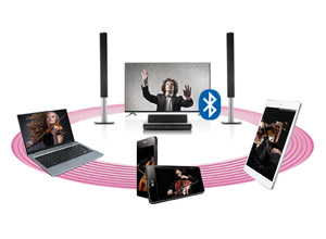 LG 5.1 CH 1200W 3D BLU-RAY™ HOME CINEMA SYSTEM WITH 2 TALLBOY and 2 SATELLITE REAR SPEAKERS