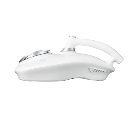 Side of the RAYCOP VCEN-100USWH vacuum