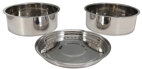 TATUNG TAC-S03 3pcs Stainless Steel Steamer set 