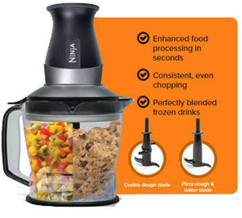 Nutri Ninja Flip 2-in-1 700W 40 oz. Processor and Blender 