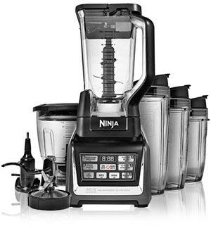 nutri ninja complete kitchen system with nutri ninja 1500w - bl682 (with  chute) 220 volts (not for usa)