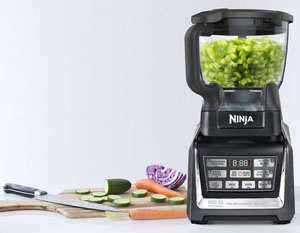 Nutri Ninja BL682Z 1500W Professional Food Processor Blender System w/  Auto-iQ