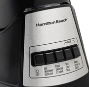 Hamilton Beach Power Elite® Multi-Function Blender with Mess-free 40oz Glass  Jar, 700W Black & Stainless - 58148