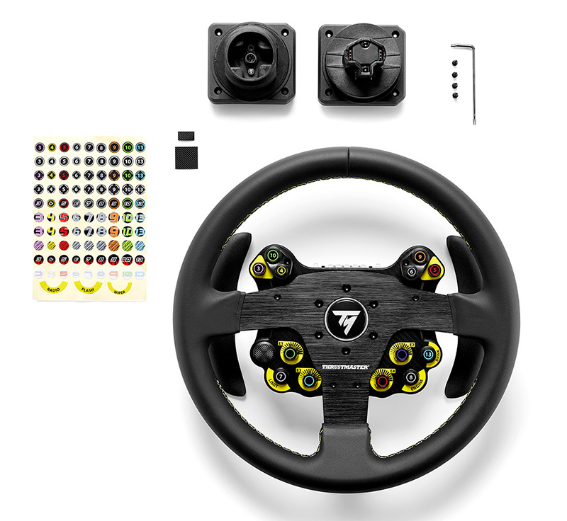 Thrustmaster EVO Racing 32R Leather Wrapped Wheel Rim and Detachable Hub