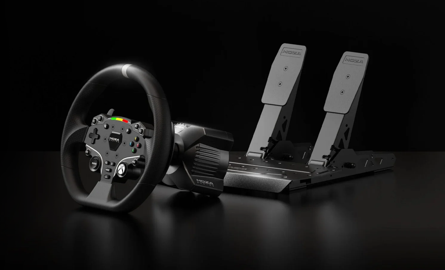 MOZA RACING R3 Racing Wheel and Pedals Black for Xbox & PC