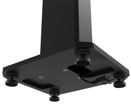 Kanto SX22W Tall Fillable Speaker Stands with Isolation Feet
