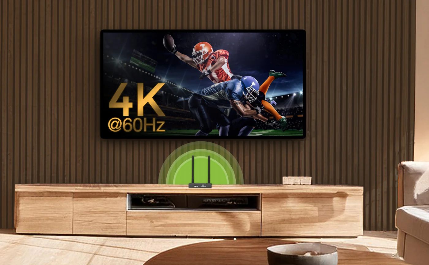 IOGEAR Wireless 4K HDMI Video Extension Kit with Keyboard and Mouse Control 