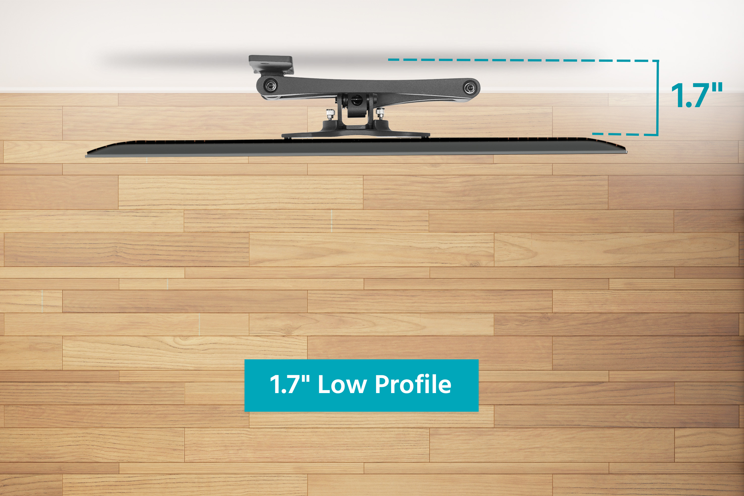 Monoprice Compact Full Motion Single-Stud TV Wall Mount Bracket