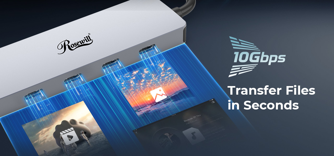 Rosewill USB C Hub