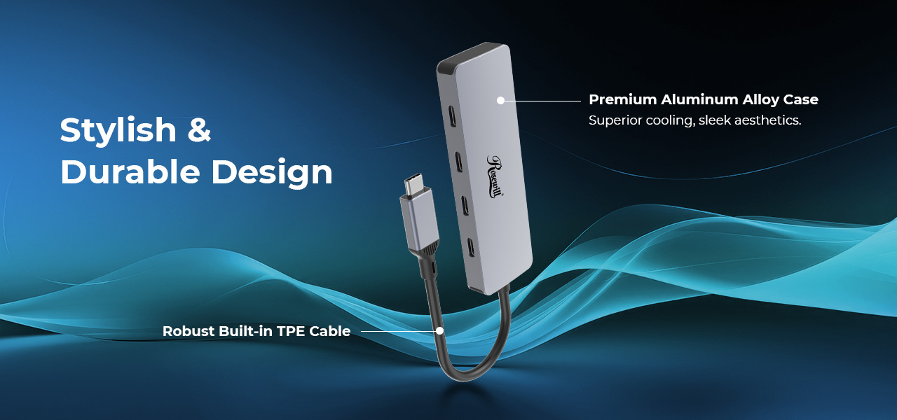 Rosewill USB C Hub