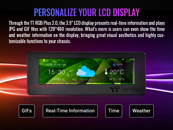 Thermaltake Tower 300 Series LCD Panel Kit