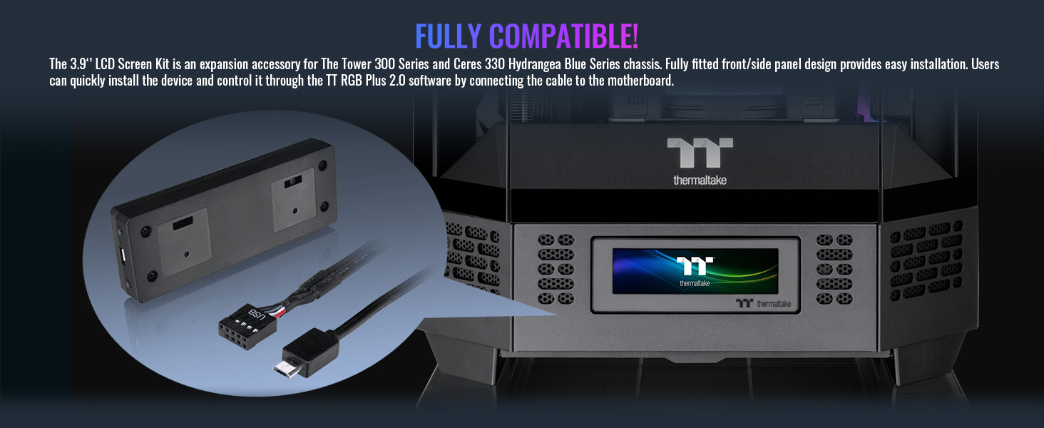 Thermaltake Tower 300 Series LCD Panel Kit