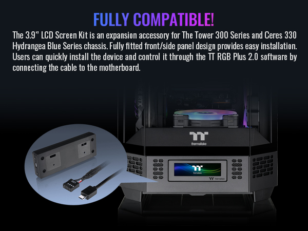 Thermaltake Tower 300 Series LCD Panel Kit