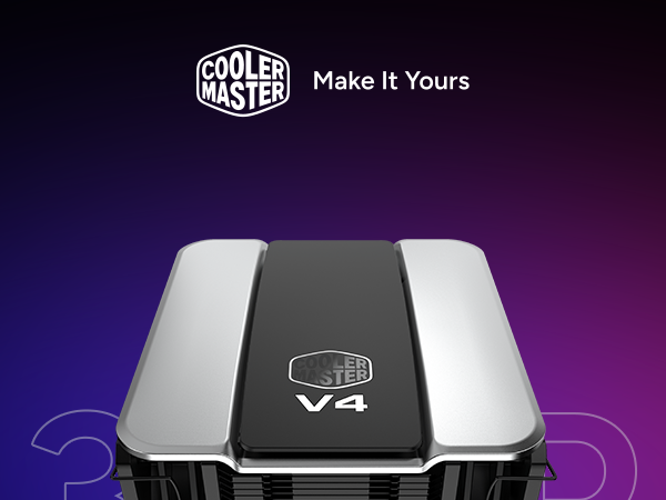 Cooler Master V4 Alpha 3DHP Black CPU Air Cooler