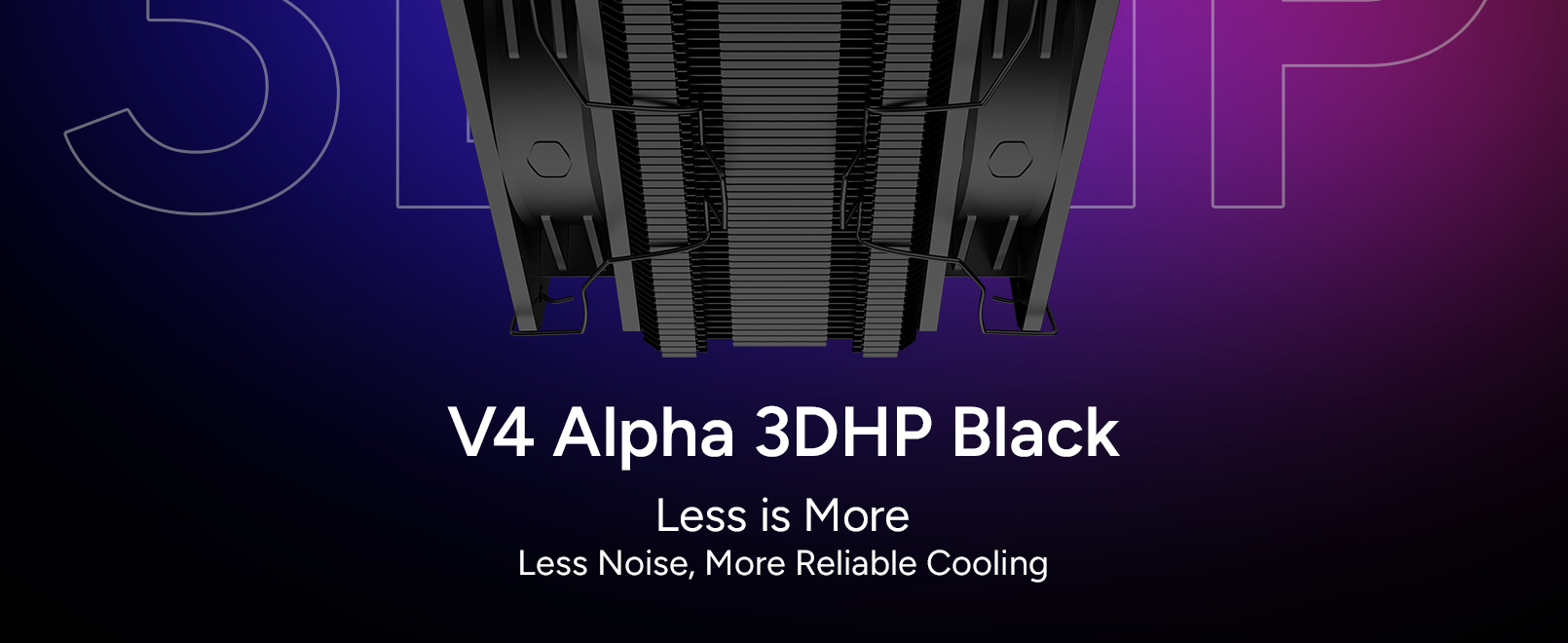 Cooler Master V4 Alpha 3DHP Black CPU Air Cooler