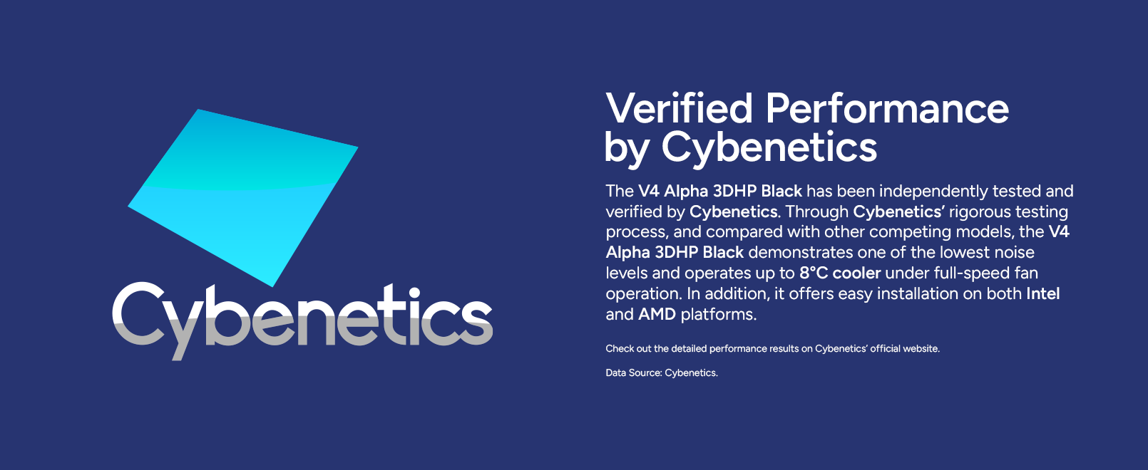 Cooler Master V4 Alpha 3DHP Black CPU Air Cooler