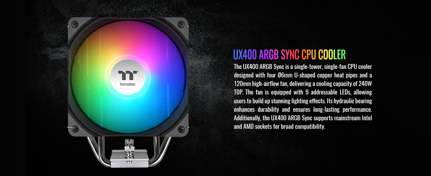 Thermaltake UX400 ARGB Sync CPU Cooler