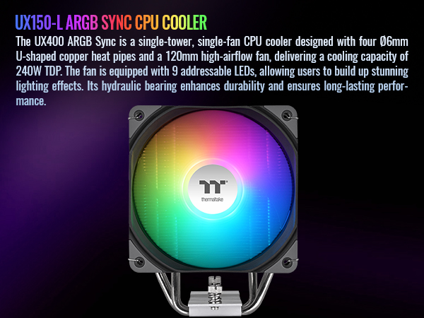 Thermaltake UX400 ARGB Sync CPU Cooler