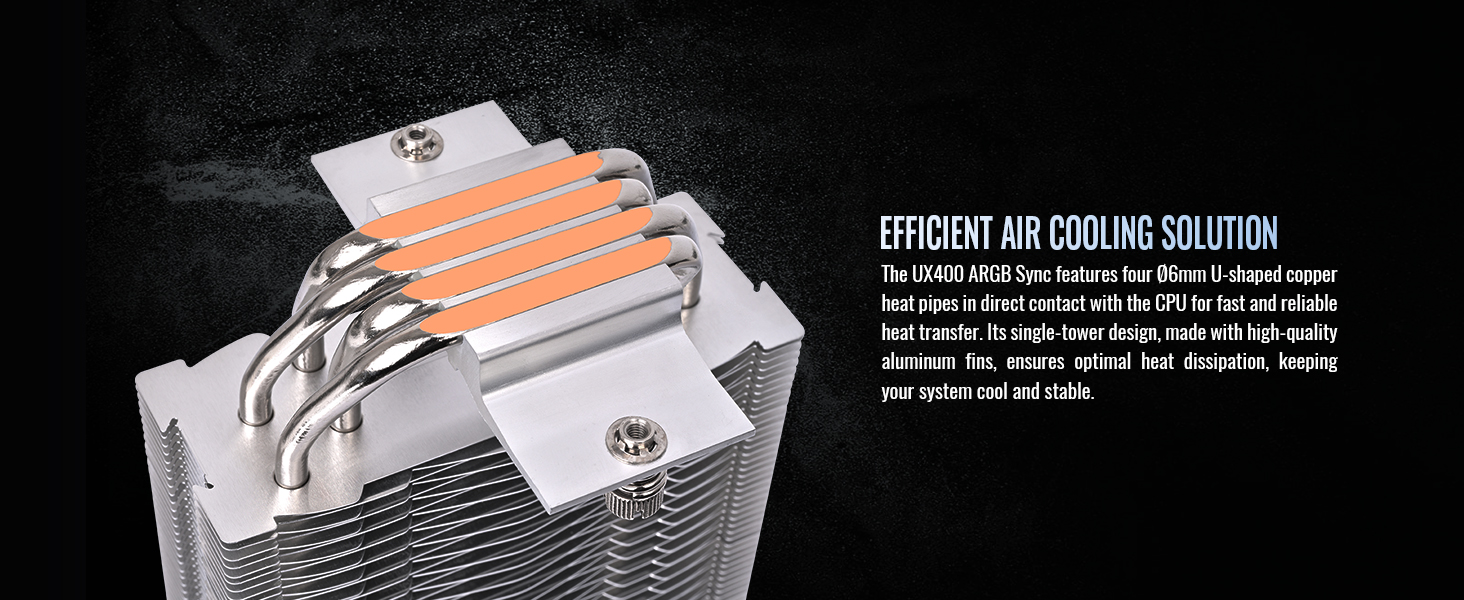 Thermaltake UX400 ARGB White Sync CPU Cooler