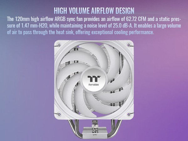Thermaltake UX400 ARGB White Sync CPU Cooler