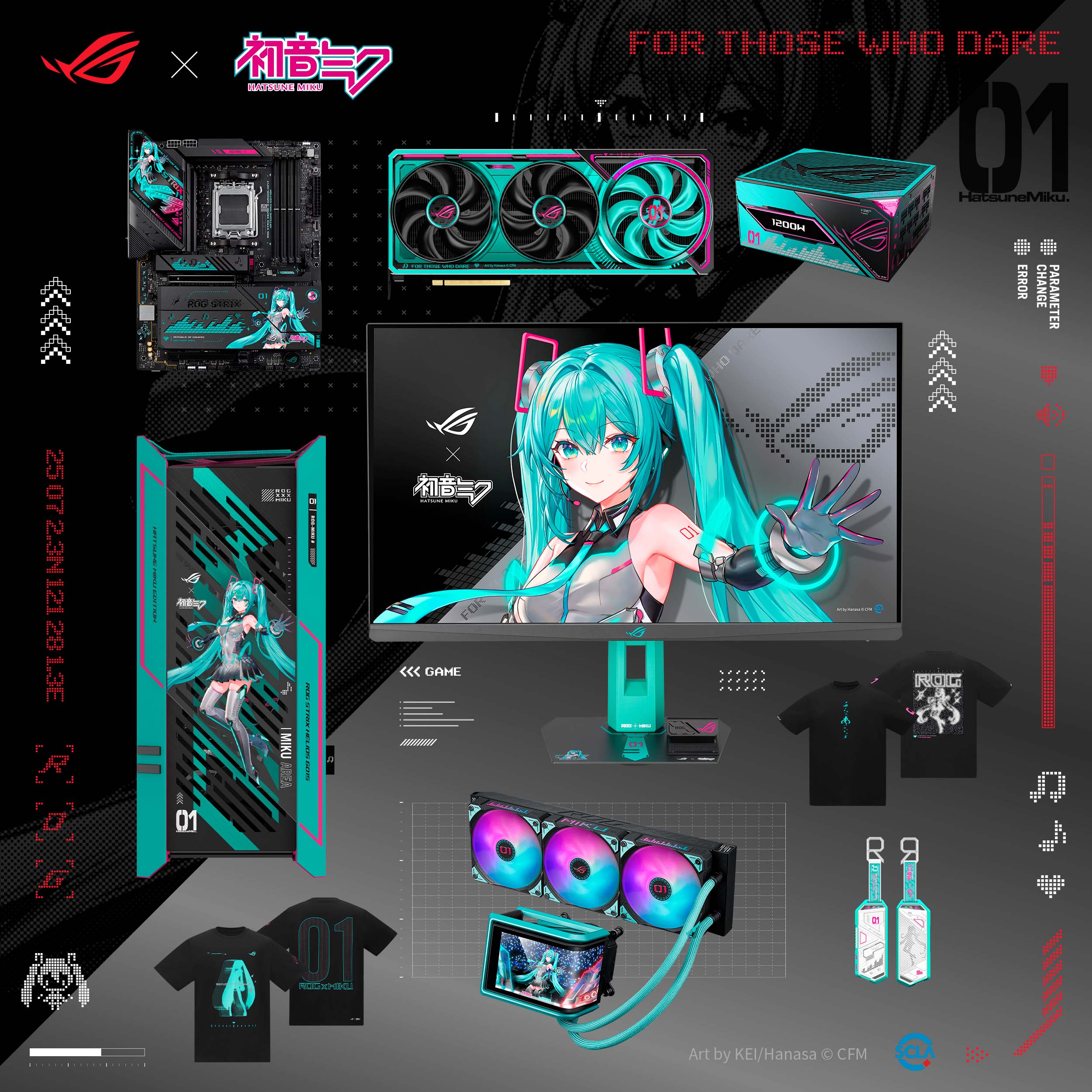ASUS ROG RYUO IV 360 ARGB Hatsune Miku Edition with curved 6.67-inch ...