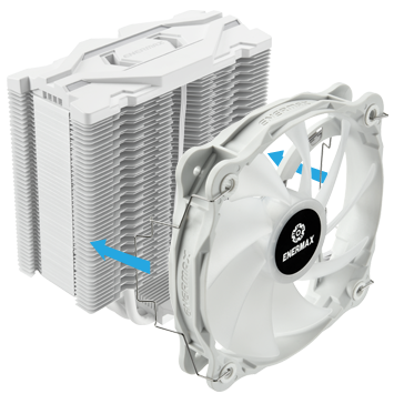 Ventilateur Enermax ETS-F40-FS ARGB blanc;‎ETS-F40-W-ARGB