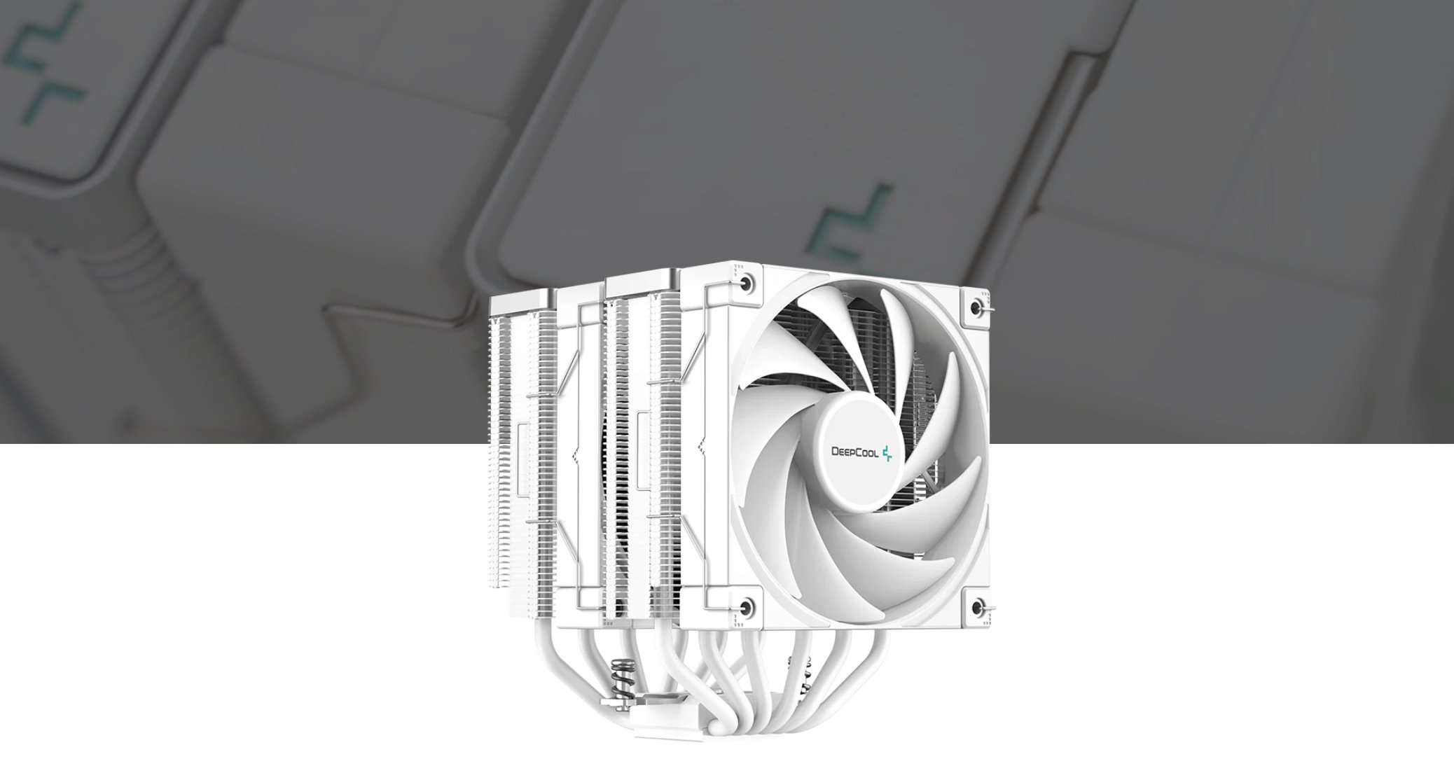 DeepCool AK620 WH 1850RPM PWM CPU Air Cooler With Dual 12cm Fan 6 Heatpipe  Radiator Chips Cooling for Intel/AMD Enfriador de CPU