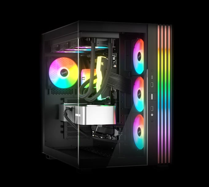be quiet! LIGHT WINGS LX 140mm PWM high-speed ARGB LED Case Fan - Triple Pack