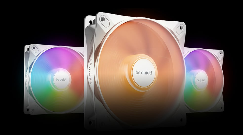 be quiet! LIGHT WINGS LX 120mm PWM high-speed ARGB LED Case Fan - Triple Pack