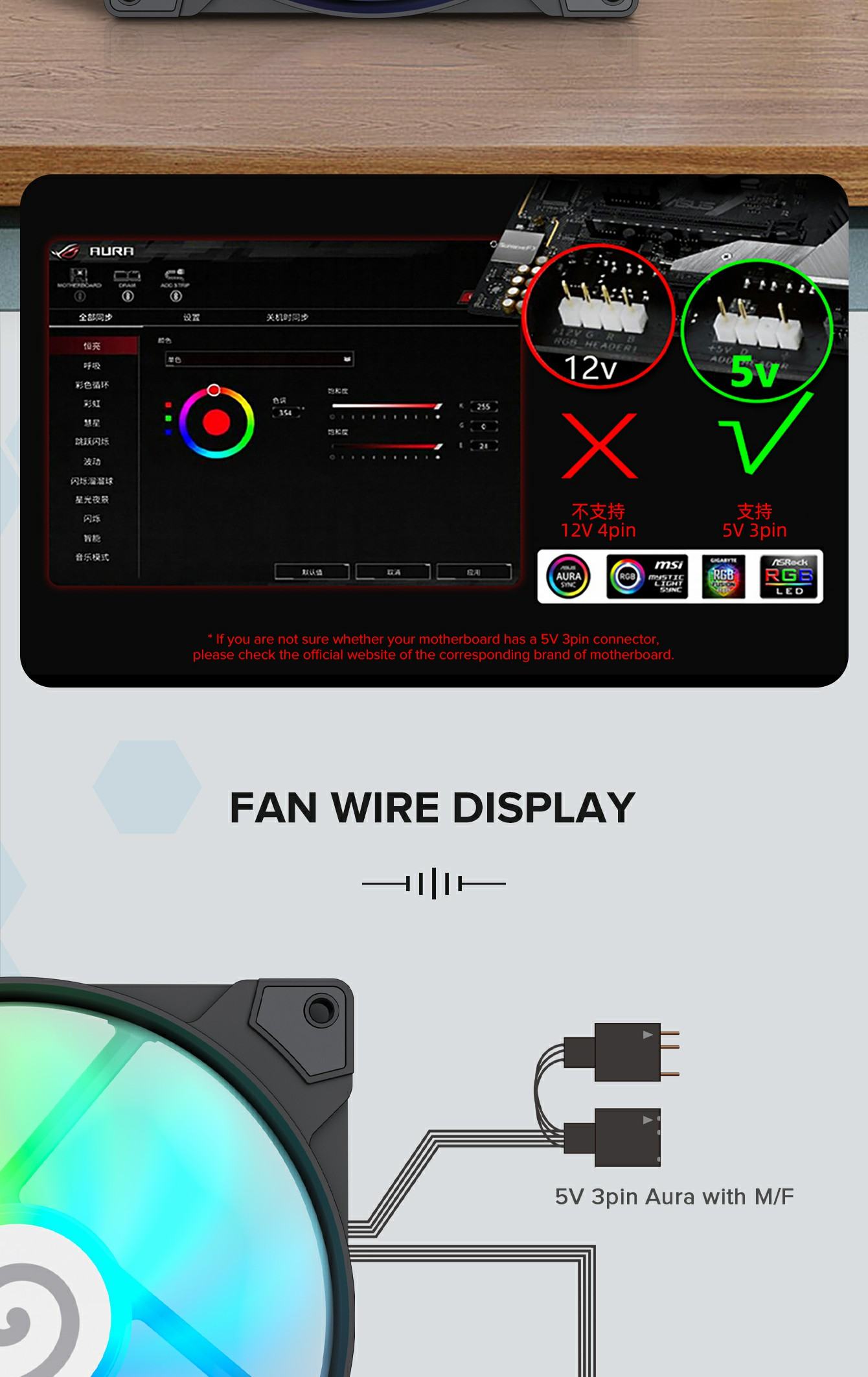 GAMEMAX FN14A-S5 140mm Addressable RGB LED Case Fan