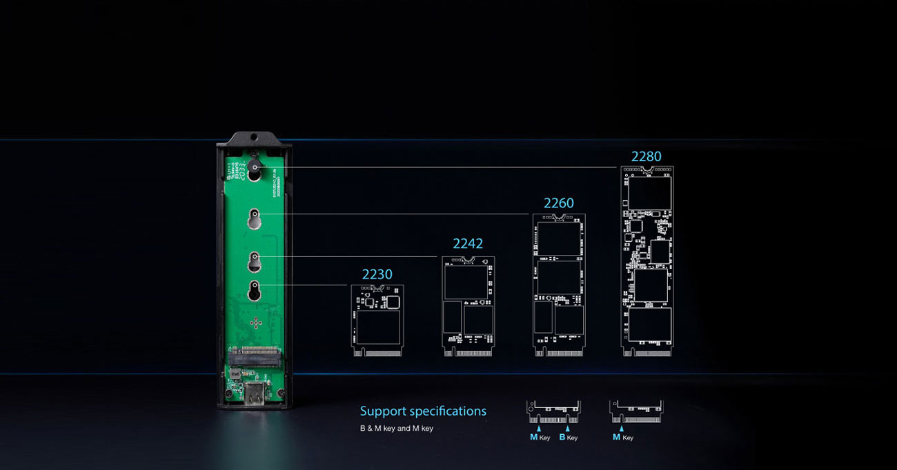 Team EC01 M.2 NVME PCIE SSD ENCLOSURE KIT