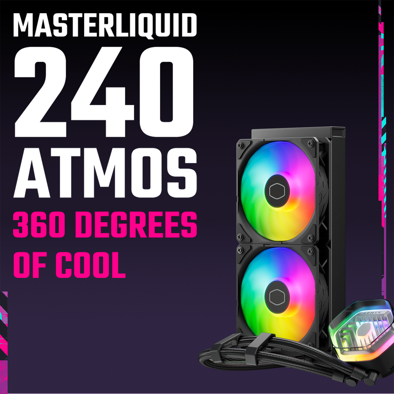 Cooler master CPU Watercooling MasterLiquid 240 Atmos - Arvutitark