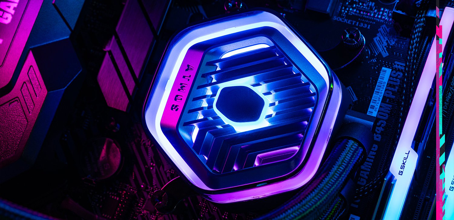 Cooler Master MasterLiquid 240 Atmos ARGB Close-Loop AIO Liquid Cooler,  Customize Pump, Sickleflow Edge PWM Fans, 360mm Radiator, CryoFuze, AMD  Ryzen AM5/AM4, Intel LGA1700/1200 (MLX-D24M-A25PZ-R1) 