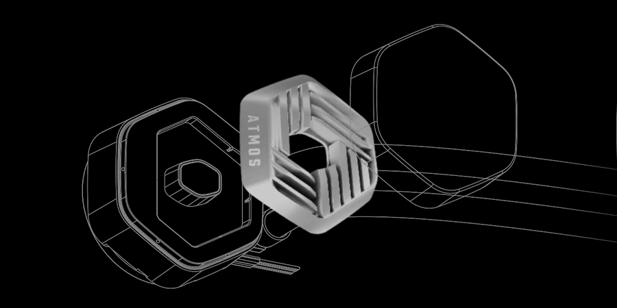 Cooler Master 360 Atmos Stealth High Performance Close-Loop AIO Liquid Cooler