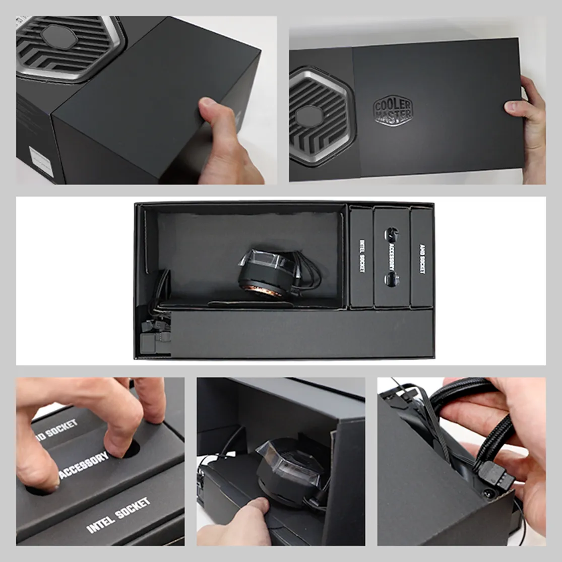 Cooler Master 360 Atmos Stealth High Performance Close-Loop AIO Liquid Cooler