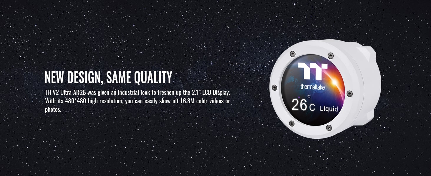 Thermaltake TH280 V2 Ultra ARGB Snow CL-W406-PL14SW-A Liquid Cooler