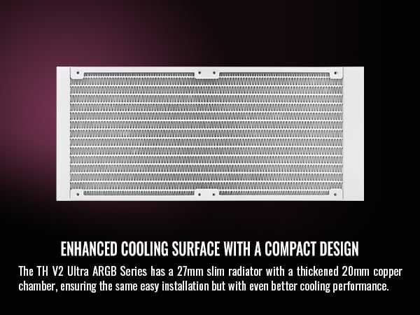 Thermaltake TH280 V2 Ultra ARGB Snow CL-W406-PL14SW-A Liquid Cooler