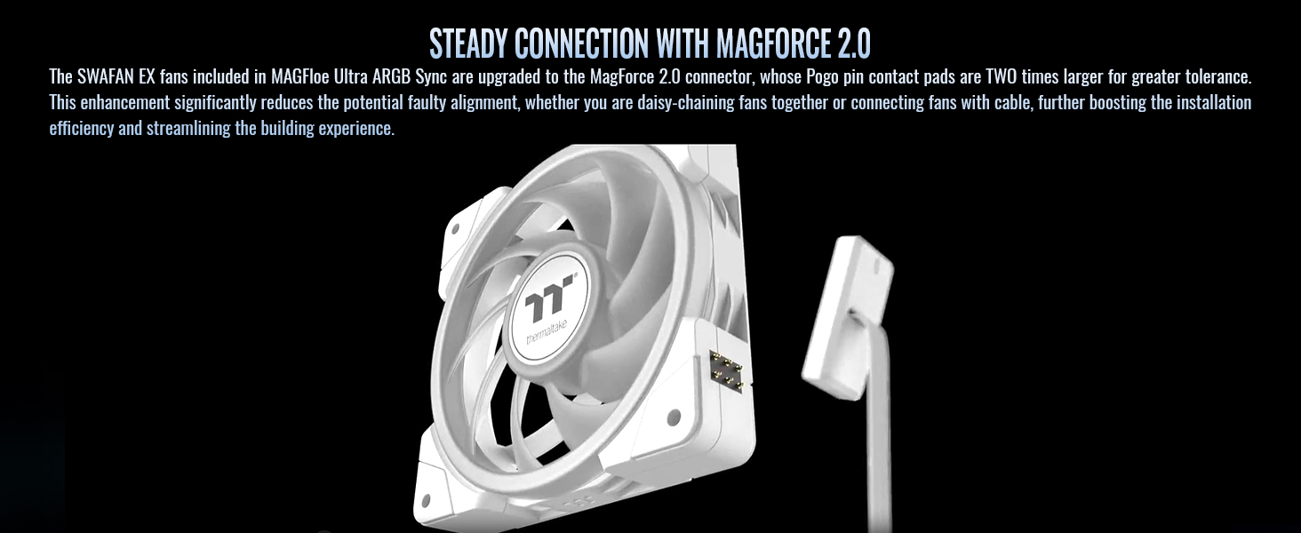 Thermaltake MAGFloe 360 Ultra Snow ARGB Sync AIO Liquid Cooler