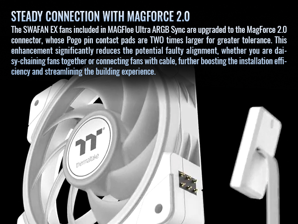 Thermaltake MAGFloe 360 Ultra Snow ARGB Sync AIO Liquid Cooler
