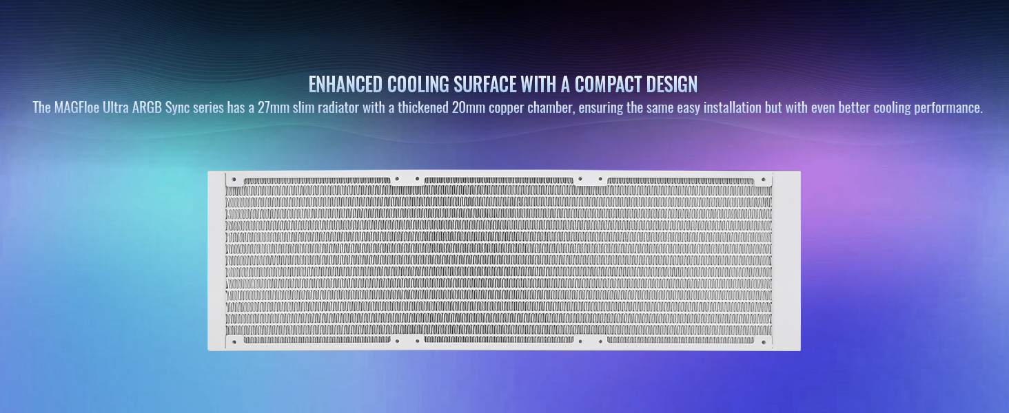 Thermaltake MAGFloe 360 Ultra Snow ARGB Sync AIO Liquid Cooler